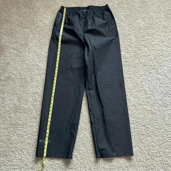 Columbia Rain Pants Men’s Size Large Black Button Pockets Outdoor - Picture 7 of 15